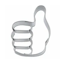 Städter Ausstechform Okay-Daumen O.K., Edelstahl silberfarben