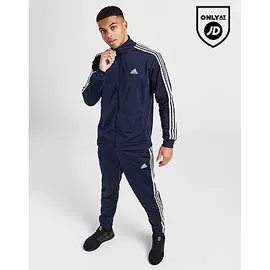 adidas Basic 3-Streifen Tricot Trainingsanzug Legend Ink / White S