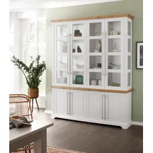 OTTO home Vitrine Meliss 171 x 39 x 210 cm Weiß