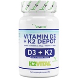 Vit4ever Vitamin D3 10.000 I.E + Vitamin K2 200 mcg Tabletten 180 St.