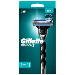Gillette Mach 3 Rasierer inklusive 2 Klingen