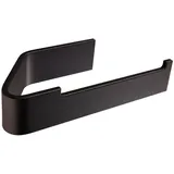 Designfabrik Hamburg Toilettenpapierhalter Schwarz, Metall, Rechteckig, 17x4x8 cm, Badezimmer,, |