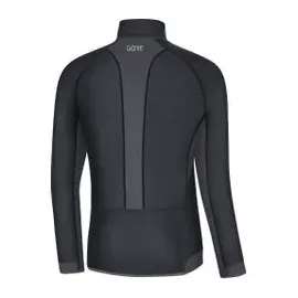 Gore Wear GORE R3 Partial Windstopper Shirt, Black/Terra grey, S