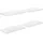 vidaXL Wandregal 50 x 23 x 3,8 cm Hochglanz-Weiß