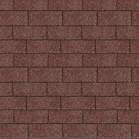 Karibu Dachschindeln Rechteck 3 m2 Rot