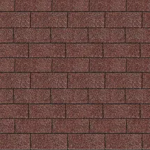 Karibu Dachschindeln Rechteck 3 m2 Rot