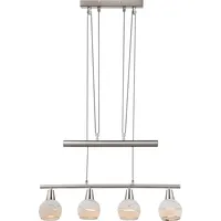 GLOBO RGB LED Decken Hänge Lampe FERNBEDIENUNG Glas DIMMER Leuchte höhenverstellbar 54341-4Z