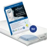 Softsan Protect Plus Matratzenbezug für Boxspring-Matratzen milbendicht 80x200x30 cm, Höhe 30 cm, Encasing, Milbenschutz für Hausstauballergiker milbenkotdicht