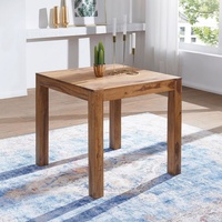KADIMA DESIGN Esstisch Wood quadratisch 80x80cm Massivholz Küchentisch Tisch