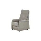 Hukla Fernsehsessel Manuel Mikrofaser 78 x 108 x 90 cm Grau elektrisch