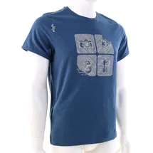 Chillaz Innsbruck Exploring The Outdoors Herren T-Shirt-Dunkel-Blau-S