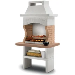 Palazzetti Gran Canaria - Grillkamin aus Beton - Grillrost 68x40 cm