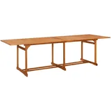 vidaXL Garten-Esstisch 280 x 90 x 75 cm Braun