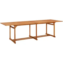 vidaXL Garten-Esstisch 280 x 90 x 75 cm Braun