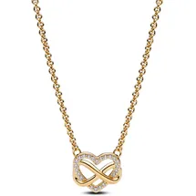 Pandora Funkelnde Unendlichkeits-Herz Collier-Halskette 362666C01-50 Damenhalskette
