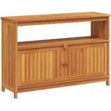 vidaXL Konsolentisch 110 x 75 x 35 cm Massivholz Akazie