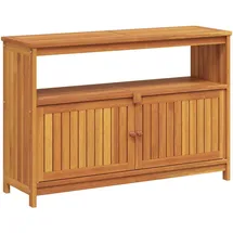 vidaXL Konsolentisch 110 x 75 x 35 cm Massivholz Akazie