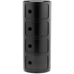 Kartell Componibili 4 Elemente Container schwarz