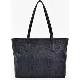 Valentino Pansy Shopper Polyurethan Ecru