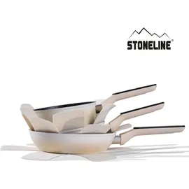 STONELINE Creme Topf-Set 11-tlg. Kochtopf + Deckel