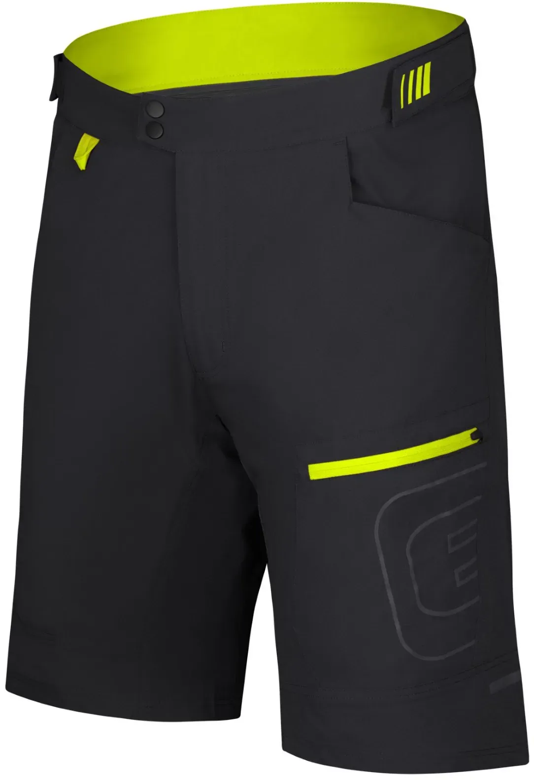 Herren-Radhose Etape Freedom 3.0 Größe: M /  schwarz/gelb