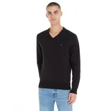 Tommy Hilfiger V-Ausschnitt-Pullover »1985 V NECK Sweater Gr. XXXL, Black, , 79083253-XXXL