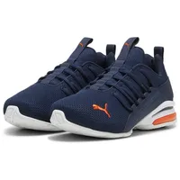 Puma Axelion Mesh Schuhe 36 Club Navy Flame Flicker White Blue Orange ┃Sneakers in Regular Fit Unisex - 36 EU