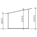 SKANHOLZ SKAN HOLZ Ole 300 x 250 cm, natur