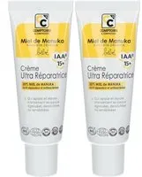 Comptoirs & Compagnies Crème Ultra-Réparatrice Bébé Certifiée Bio 20% Miel de Manuka IAA15+ 2x40 ml