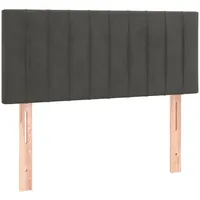 VidaXL Kopfteil Dunkelgrau 90x5x78/88 cm Samt