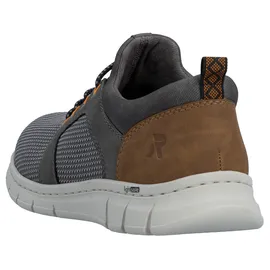 Rieker Slip-Ons Herren Grau/Braun 45