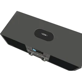 TechniSat DIGITRADIO 650 - Internetradio, DAB+, UKW, CD-Player, Bluetooth, App-Steuerung, Qi Ladestation, Spotify & Grau