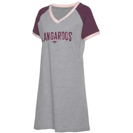 KangaROOS Bigshirt Pyjama-Shirt Grau 36/38