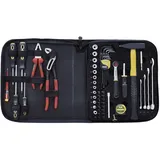 PROXXON Universal Werkzeugtasche (Handwerkzeug-Set mit Textiltasche, stabile Werkzeugtafel, inkl. Spannungsprüfer, Zangen, Schraubendreher, Hammer) 23670