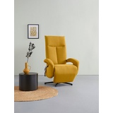 Places of Style TV-Sessel Birkholm, wahlweise manuell, mit zwei Motoren oder mit Akku oder mit 2 Motoren gelb 74 cm x 117 cm x 85 cm
