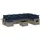 vidaXL Gartensofa-Set 9-tlg. grau