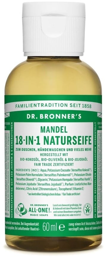 Dr. Bronner's Mandel - 18in1 Naturseife 60ml Seife