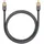 goobay Mono-Cinchkabel 3 m Schwarz/Silber