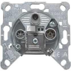Triax EDM 6 - Ausgang - F-Stecker, IEC-Anschluss