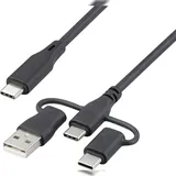 Renkforce USB-C 0,5 m Schwarz