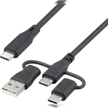 Renkforce USB-C 0,5 m Schwarz