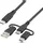 Renkforce USB-C 0,5 m Schwarz