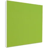 platino24 Schallabsorber COLORE I 1 Element 55 x 55 x 5 cm I Akustikelement aus Basotect ® G+ I stilvolle Schalldämmung für Wand & Decke I Hellgrün