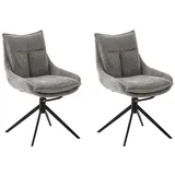 MCA Furniture MCA Stuhl Parker Stoff Grau Anthrazit