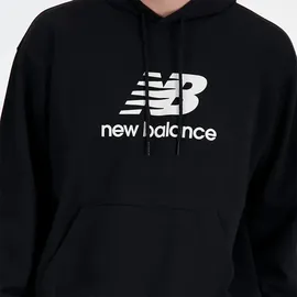 New Balance Kapuzensweatshirt Hoodie Schwarz M