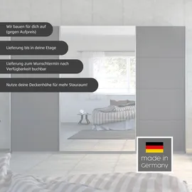 OTTO home Schwebetürenschrank TOMA 315 x 229 x 62 cm Braun/Grau