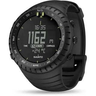 Suunto Core Outdoor-Uhr mit Höhenmesser, Barometer und Kompass, All Black