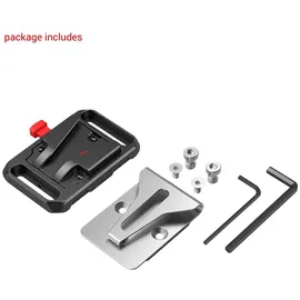 SmallRig Mini V Mount Batterieplatte mit Gürtelklemme 2990