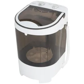Adler EUROPE Wäscheschleuder AD 8056 Mini Waschmaschine, 4 kg Waschen, 2 kg Schleudern, kompakt Camping kleine Wohnungen weiß