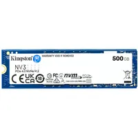 Kingston NV3 500GB Interne SSD PCIe 4.0 x4 SNV3S/500G